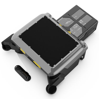 Solar Pool Skimmer, 25H+ Runtime Robotic Pool Surface Cleaner with Dual Solar & AC Charging, IPX8 Waterproof, 6L Filter, APP Control for Residential Pools