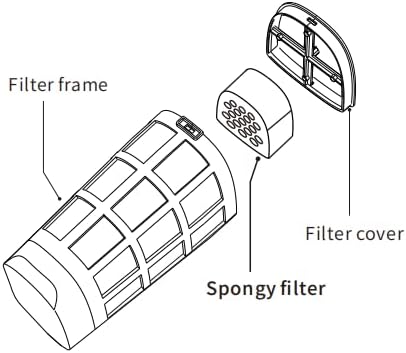 Handheld Pool Vacuum Sponge for Seahorse, Swimming Pool Vacuum Replacement, 4 Pack